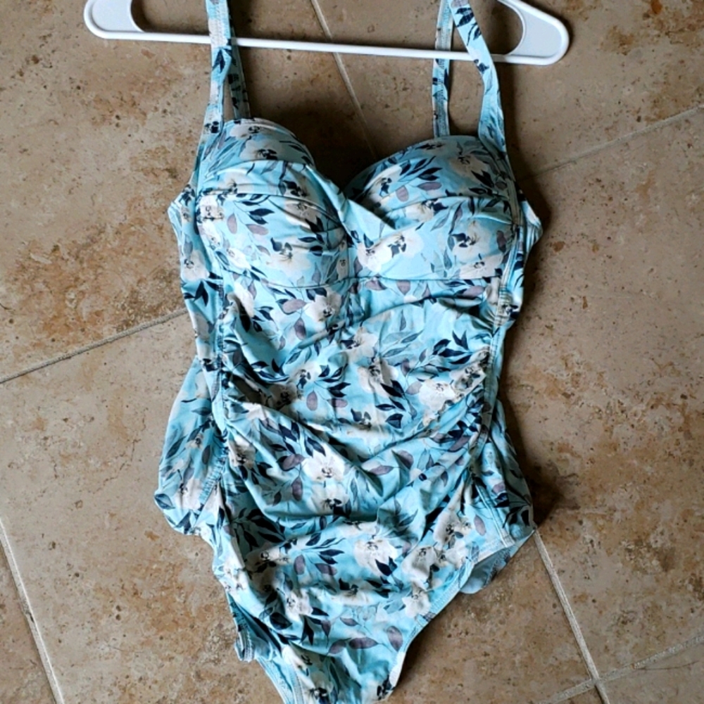 Full piece Light Blue Swim Suit